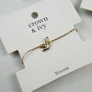 Crown & Ivy Gold Bracelet
